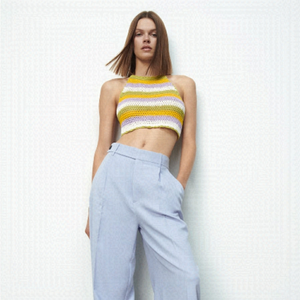 Zara • crochet cropped top